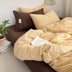 4Pcs Cotton Linen Japan | Set Cotton Đũi Nhật 4 Món Tiêu Chuẩn | ID 4PCSMUJPCLINENID36
