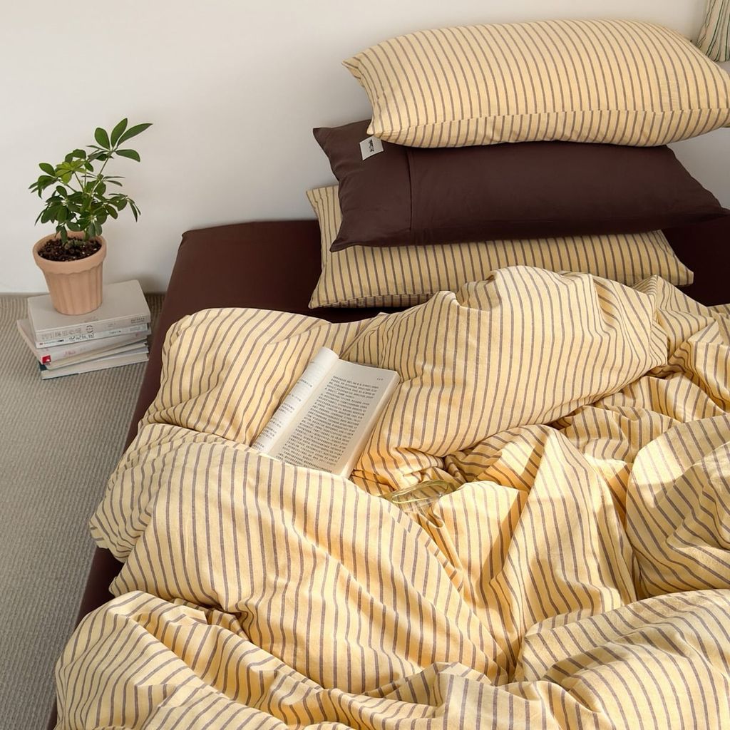 4Pcs Cotton Linen Japan | Set Cotton Đũi Nhật 4 Món Tiêu Chuẩn | ID 4PCSMUJPCLINENID36