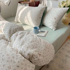 4Pcs PreCloud Linen | Set Đũi Xu Kem Style trẻ trung hiện đại | ID 4PCSPRECLOUD64
