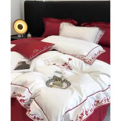 DreamBoat Wedding Bedset Egyptian Silk 100S