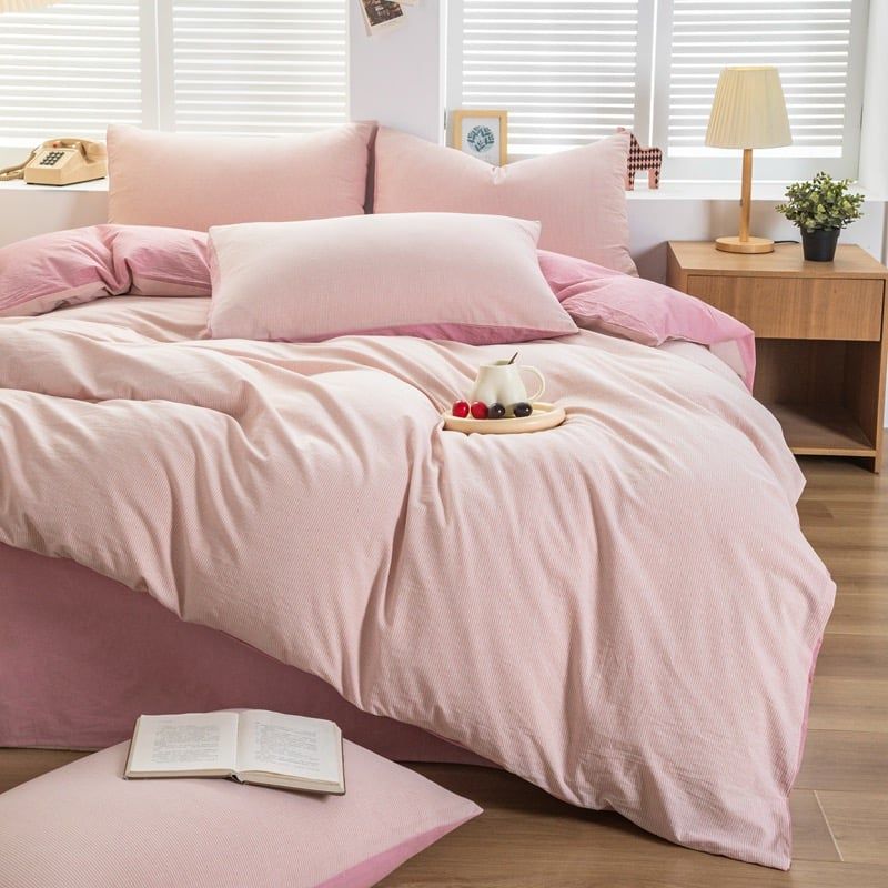 4Pcs Cotton Linen Japan | Set Cotton Đũi Nhật 4 Món Tiêu Chuẩn | ID 4PCSMUJPCLINENID18