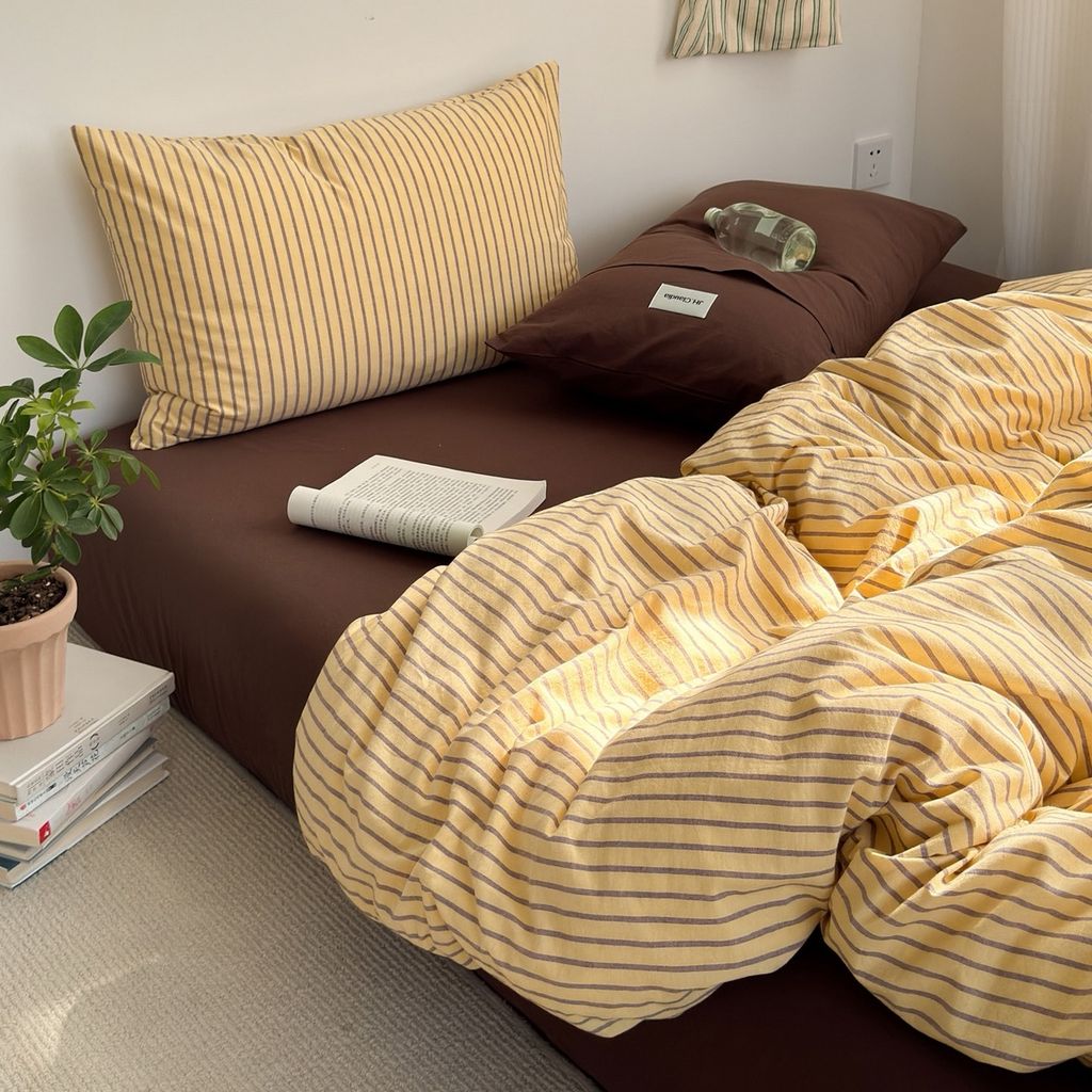 4Pcs Cotton Linen Japan | Set Cotton Đũi Nhật 4 Món Tiêu Chuẩn | ID 4PCSMUJPCLINENID36