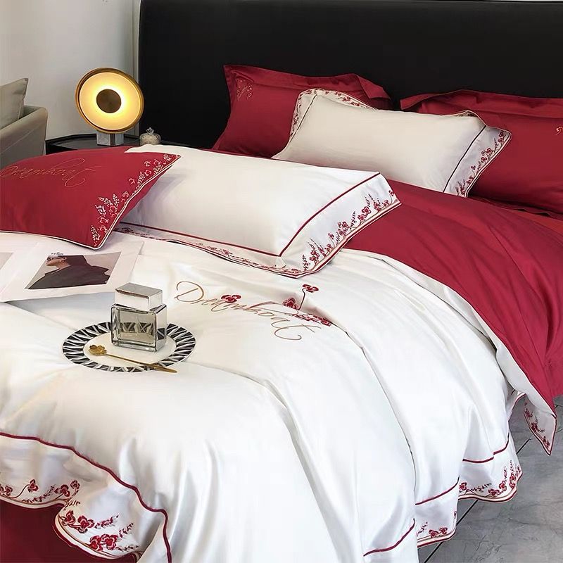 DreamBoat Wedding Bedset Egyptian Silk 100S