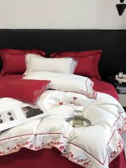 DreamBoat Wedding Bedset Egyptian Silk 100S