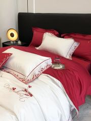 DreamBoat Wedding Bedset Egyptian Silk 100S