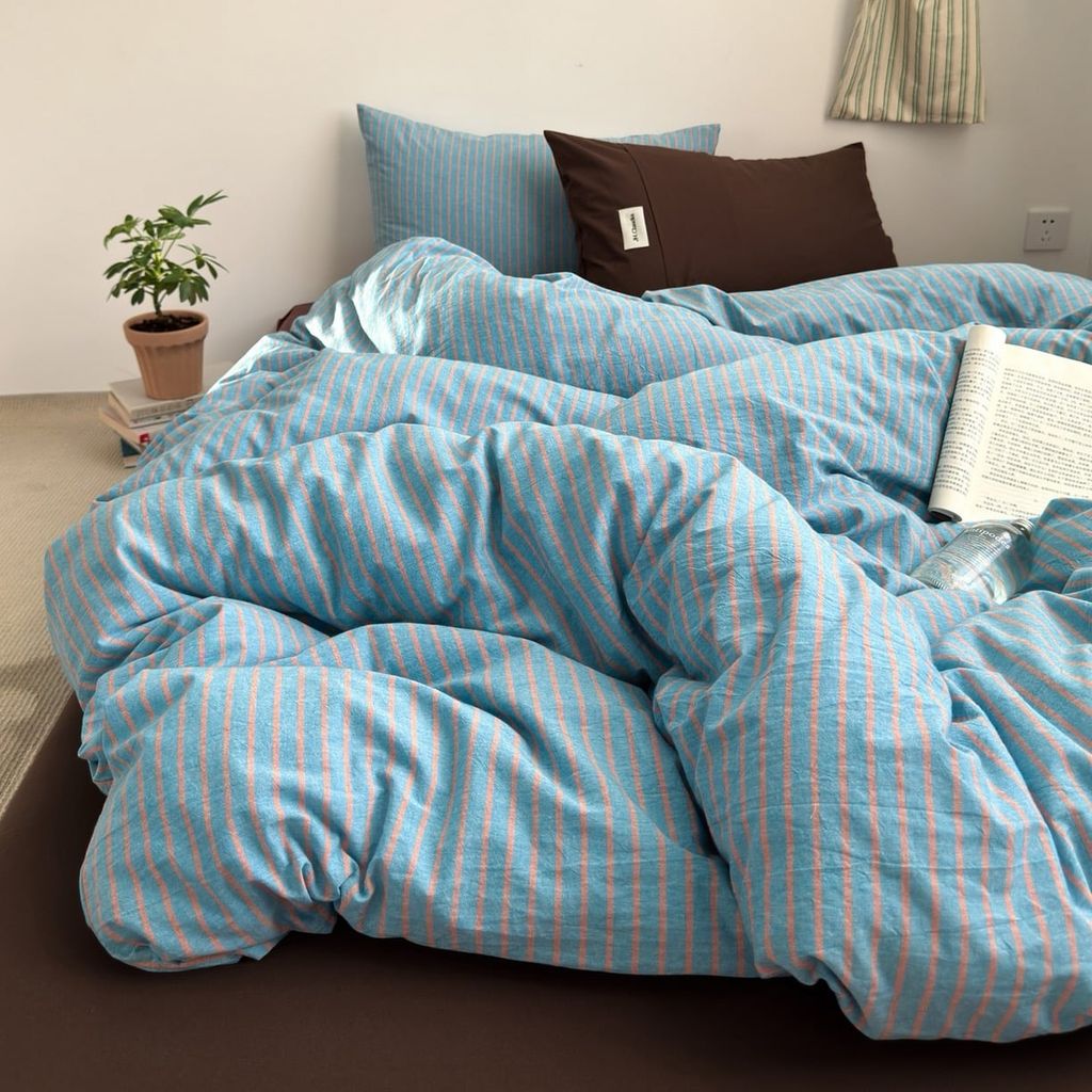 4Pcs Cotton Linen Japan | Set Cotton Đũi Nhật 4 Món Tiêu Chuẩn | ID 4PCSMUJPCLINENID37
