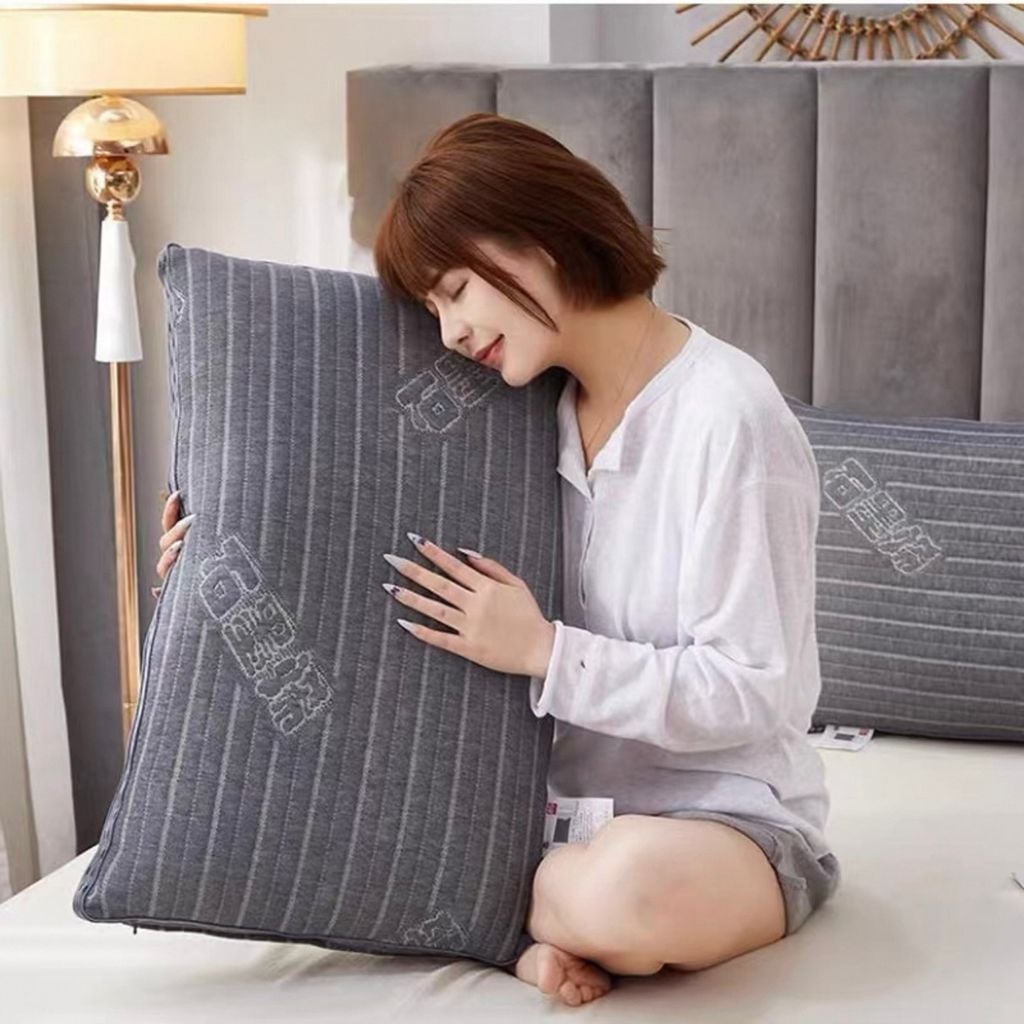 RUỘT GỐI MICROFIBER KHÁNG KHUẨN SIZE 48*74CM