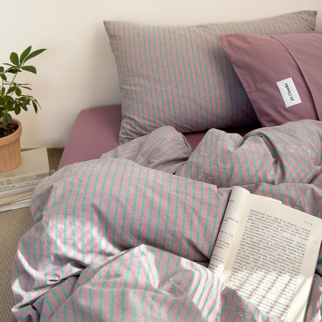 4Pcs Cotton Linen Japan | Set Cotton Đũi Nhật 4 Món Tiêu Chuẩn | ID 4PCSMUJPCLINENID38