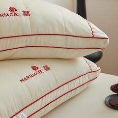 RUỘT GỐI LỤA LÔNG VŨ NHÂN TẠO MARRIAGE SIZE 48*74CM GỐI CHO LỄ VU QUY