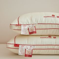 RUỘT GỐI LỤA LÔNG VŨ NHÂN TẠO MARRIAGE SIZE 48*74CM GỐI CHO LỄ VU QUY