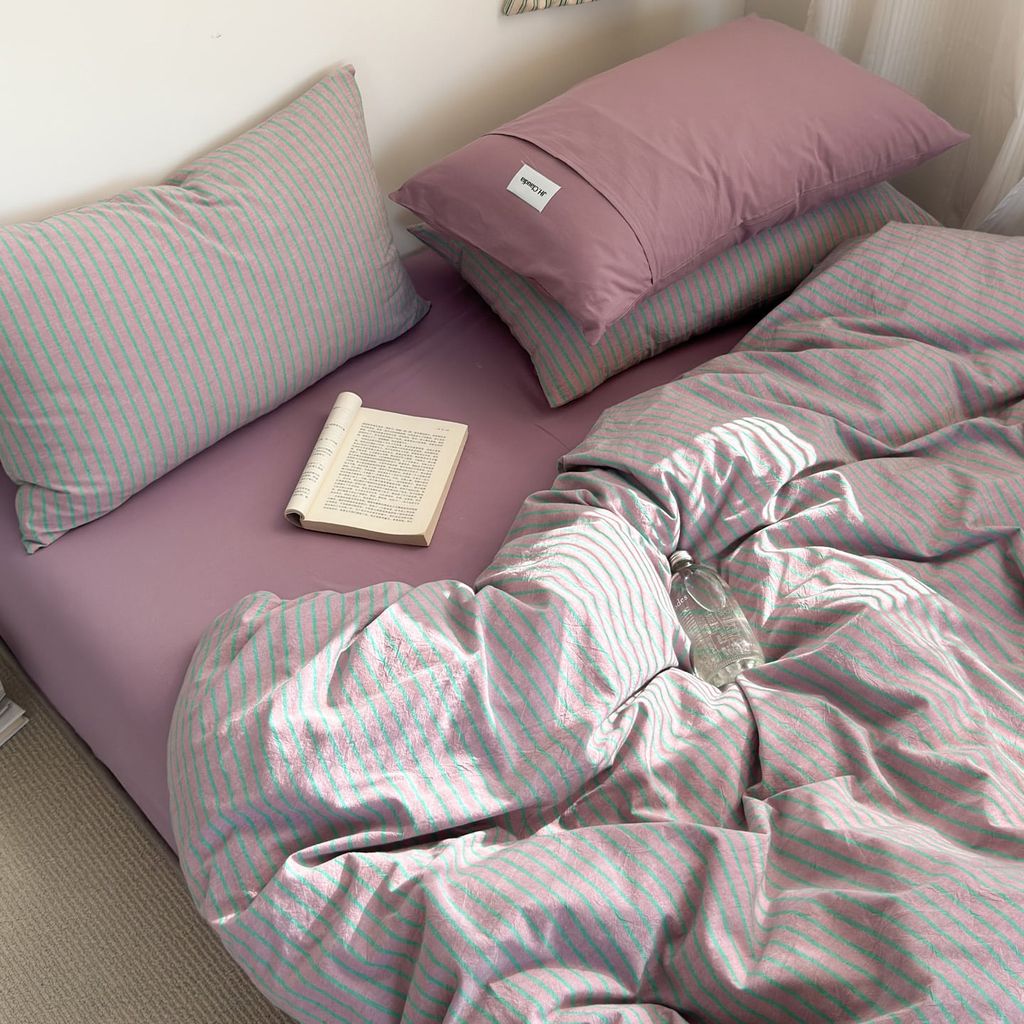 4Pcs Cotton Linen Japan | Set Cotton Đũi Nhật 4 Món Tiêu Chuẩn | ID 4PCSMUJPCLINENID38