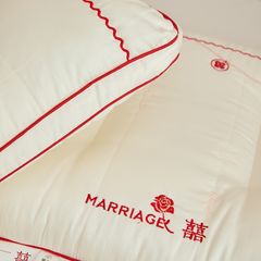 RUỘT GỐI LỤA LÔNG VŨ NHÂN TẠO MARRIAGE SIZE 48*74CM GỐI CHO LỄ VU QUY