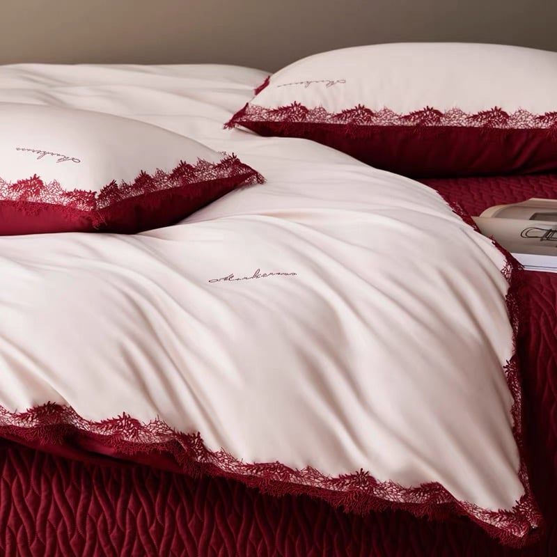 Mark Cross Silk 120S (4pcs) the Wedding Bedset “The Angel of Love”