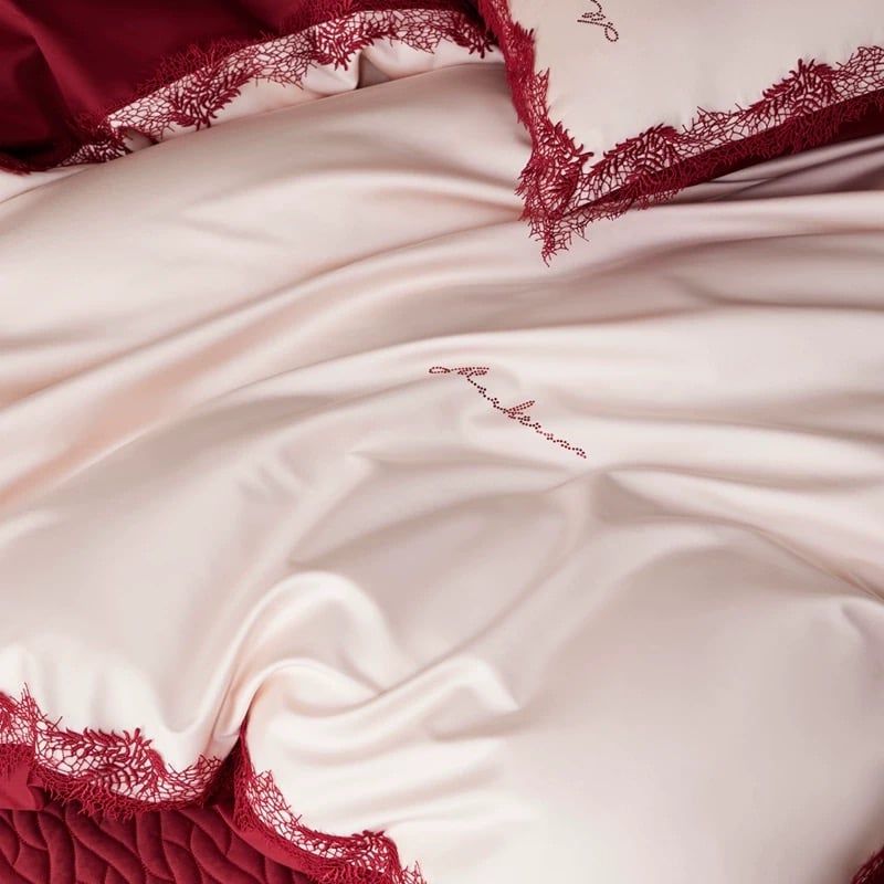 Mark Cross Silk 120S (4pcs) the Wedding Bedset “The Angel of Love”