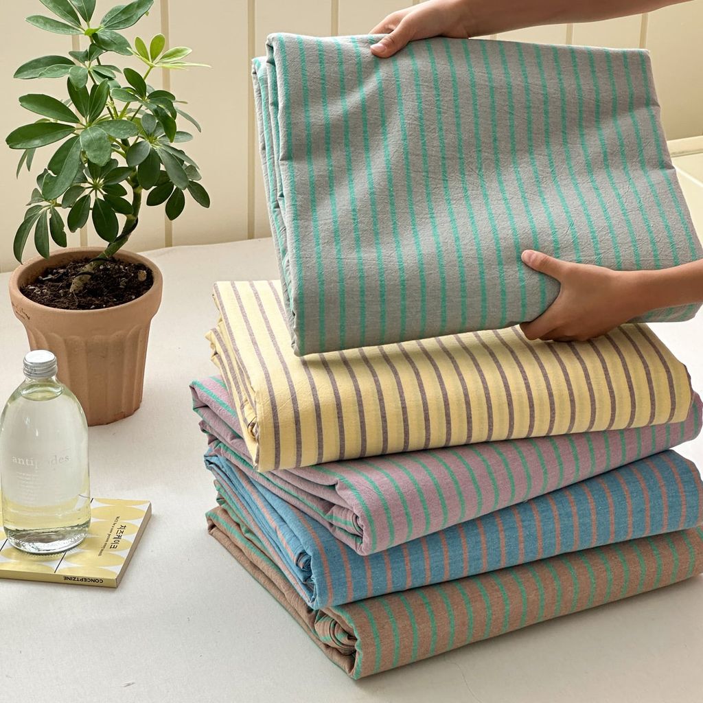 4Pcs Cotton Linen Japan | Set Cotton Đũi Nhật 4 Món Tiêu Chuẩn | ID 4PCSMUJPCLINENID39