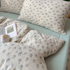 4Pcs PreCloud Linen | Set Đũi Xu Kem Style trẻ trung hiện đại | ID 4PCSPRECLOUD66