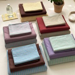 4Pcs Cotton Linen Japan | Set Cotton Đũi Nhật 4 Món Tiêu Chuẩn | ID 4PCSMUJPCLINENID39