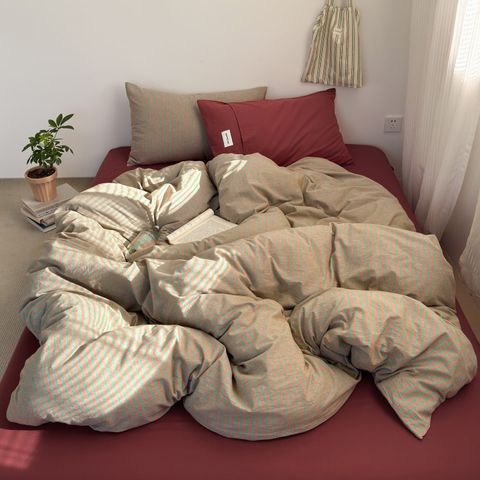 4Pcs Cotton Linen Japan | Set Cotton Đũi Nhật 4 Món Tiêu Chuẩn | ID 4PCSMUJPCLINENID39