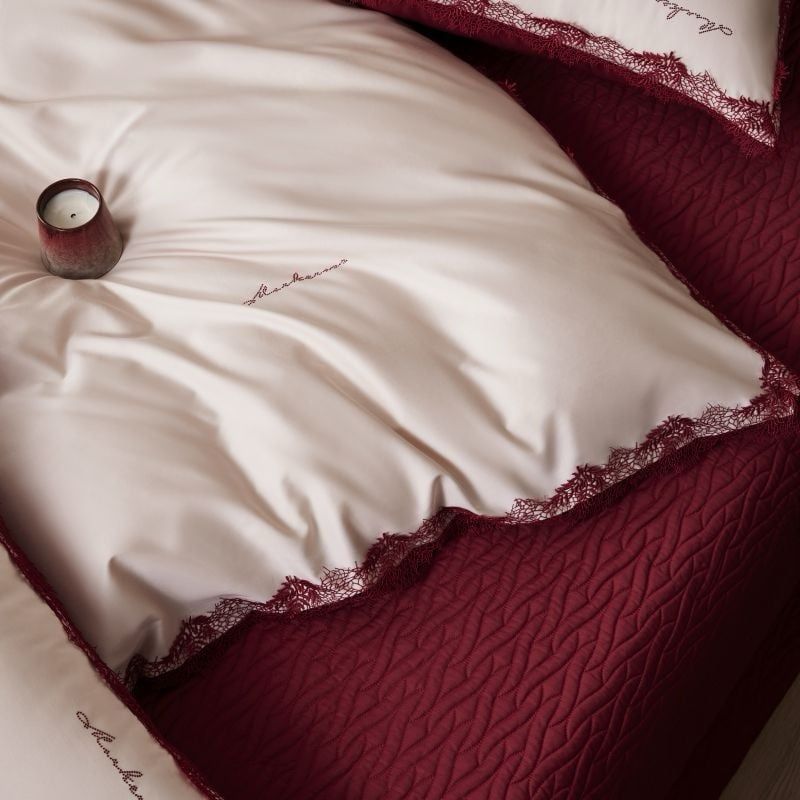 Mark Cross Silk 120S (4pcs) the Wedding Bedset “The Angel of Love”