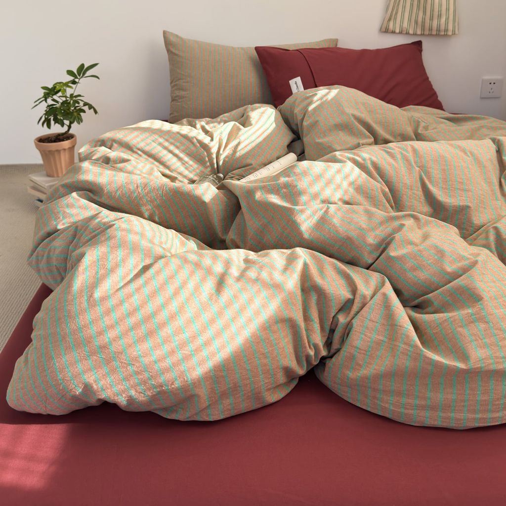 4Pcs Cotton Linen Japan | Set Cotton Đũi Nhật 4 Món Tiêu Chuẩn | ID 4PCSMUJPCLINENID39