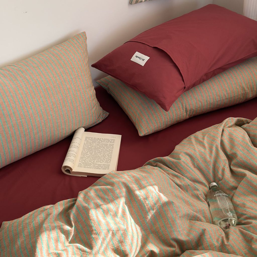 4Pcs Cotton Linen Japan | Set Cotton Đũi Nhật 4 Món Tiêu Chuẩn | ID 4PCSMUJPCLINENID39