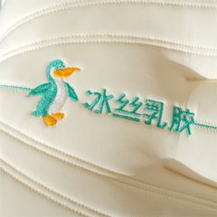 RUỘT GỐI ĐỊNH HÌNH COOLGEL LATEX THÊU HỌA CHIM CÁNH CỤT SIZE 48*74CM