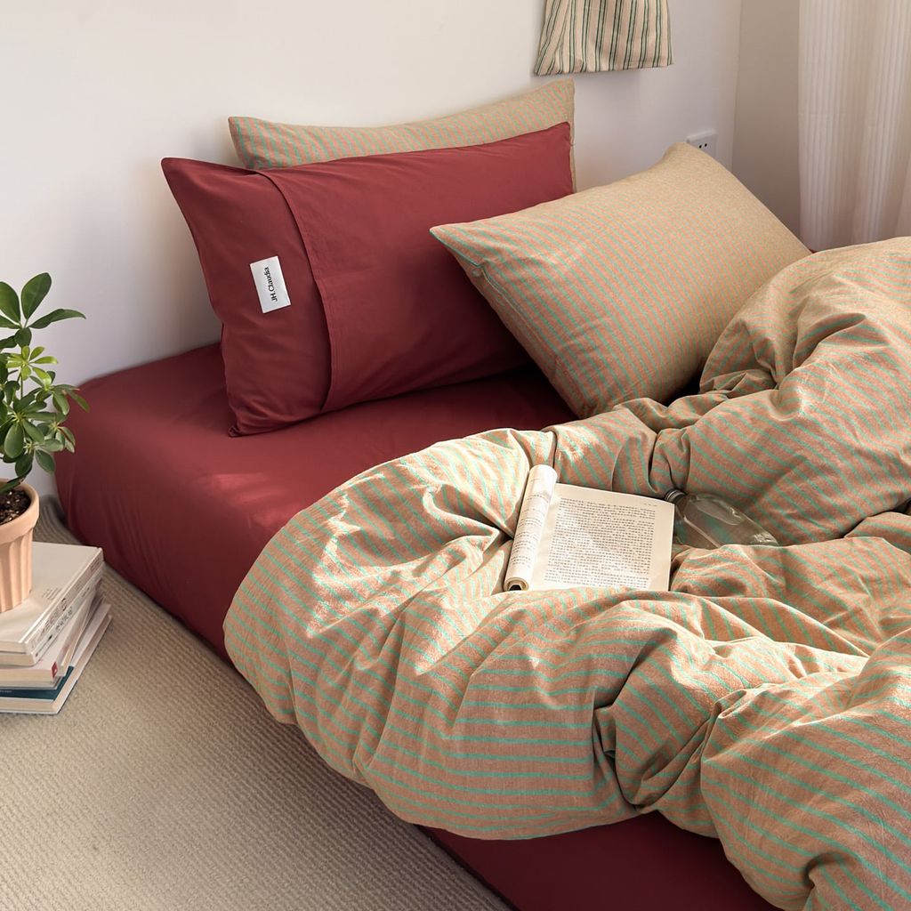 4Pcs Cotton Linen Japan | Set Cotton Đũi Nhật 4 Món Tiêu Chuẩn | ID 4PCSMUJPCLINENID39