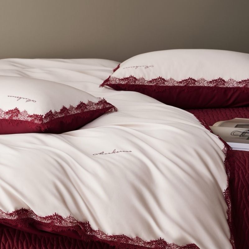 Mark Cross Silk 120S (4pcs) the Wedding Bedset “The Angel of Love”