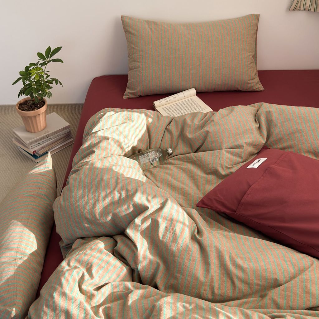 4Pcs Cotton Linen Japan | Set Cotton Đũi Nhật 4 Món Tiêu Chuẩn | ID 4PCSMUJPCLINENID39