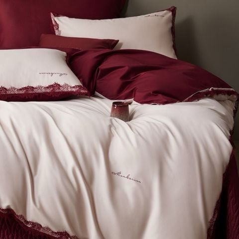 Mark Cross Silk 120S (4pcs) the Wedding Bedset “The Angel of Love”