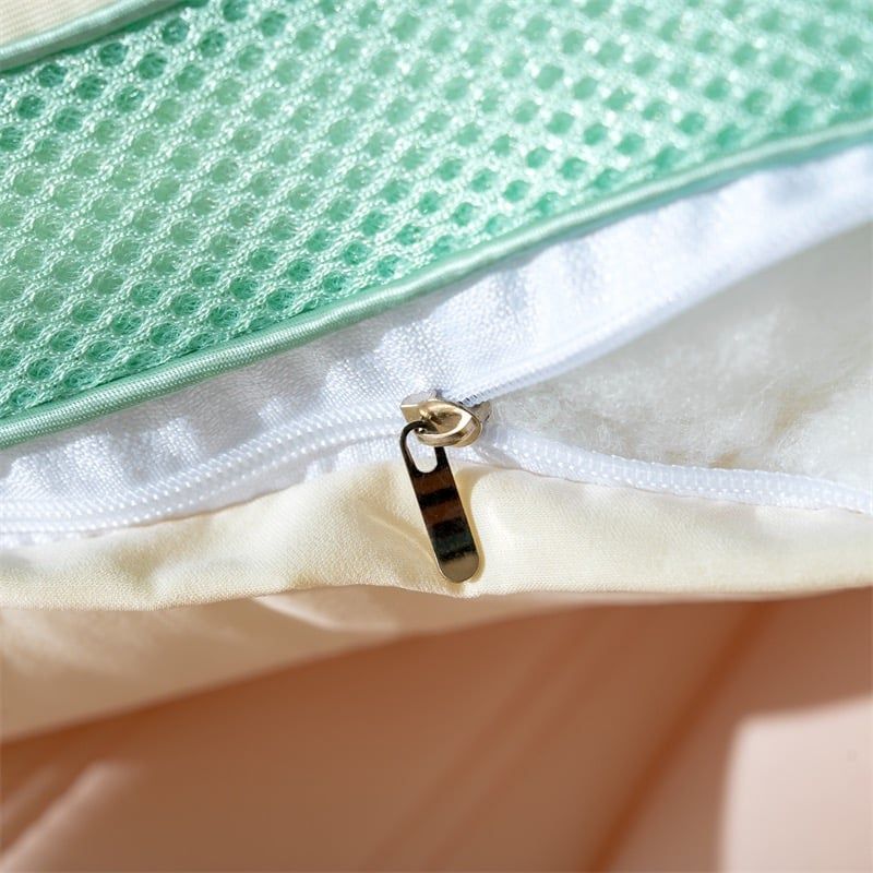 RUỘT GỐI ĐỊNH HÌNH COOLGEL LATEX THÊU HỌA CHIM CÁNH CỤT SIZE 48*74CM