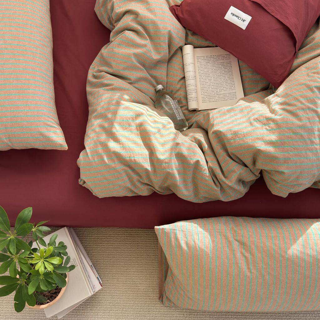 4Pcs Cotton Linen Japan | Set Cotton Đũi Nhật 4 Món Tiêu Chuẩn | ID 4PCSMUJPCLINENID39