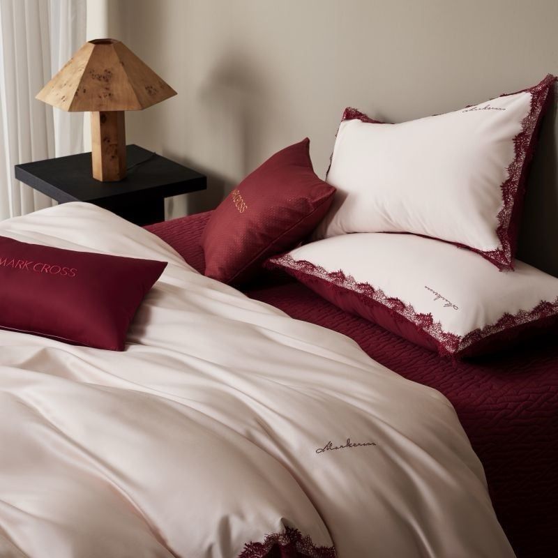 Mark Cross Silk 120S (4pcs) the Wedding Bedset “The Angel of Love”