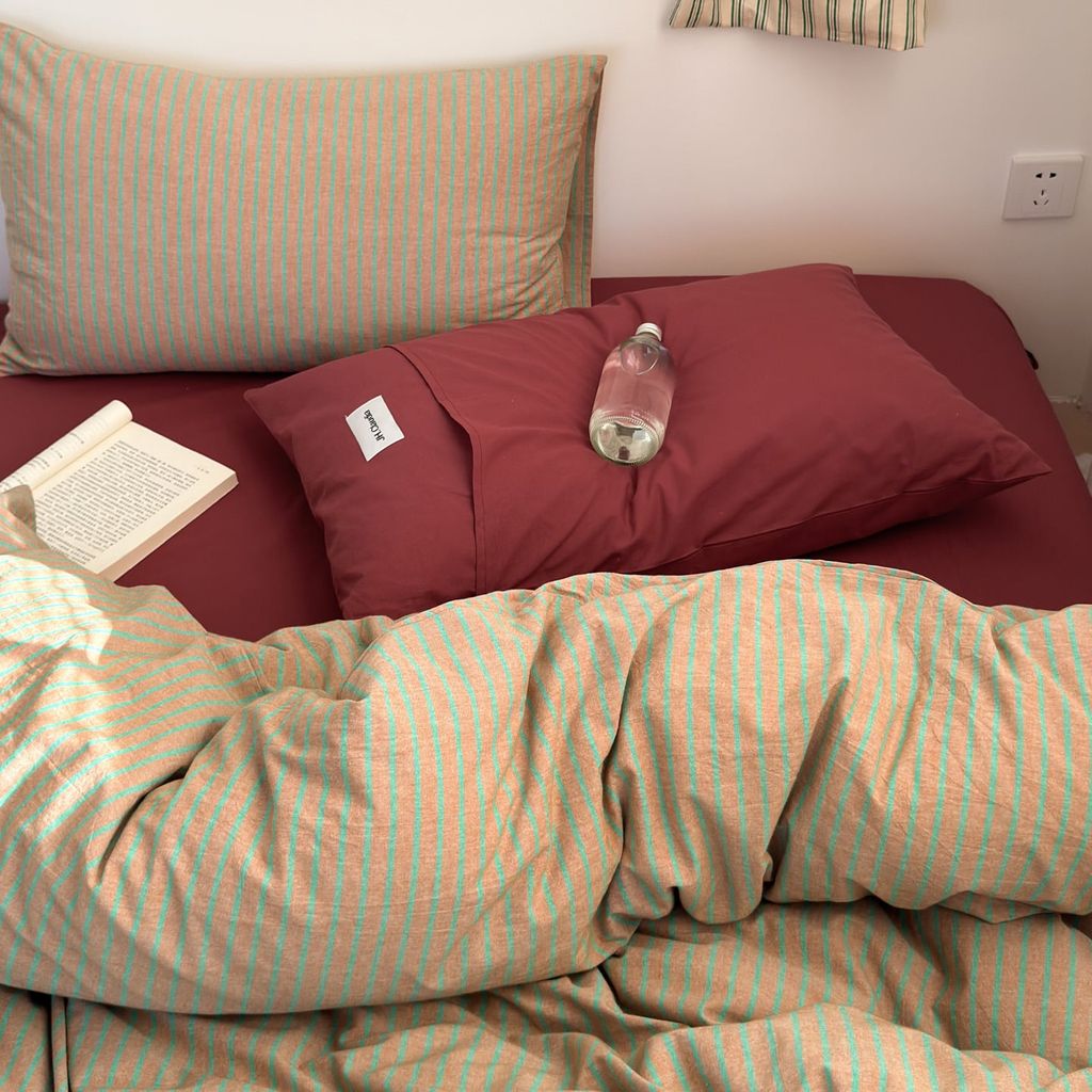 4Pcs Cotton Linen Japan | Set Cotton Đũi Nhật 4 Món Tiêu Chuẩn | ID 4PCSMUJPCLINENID39