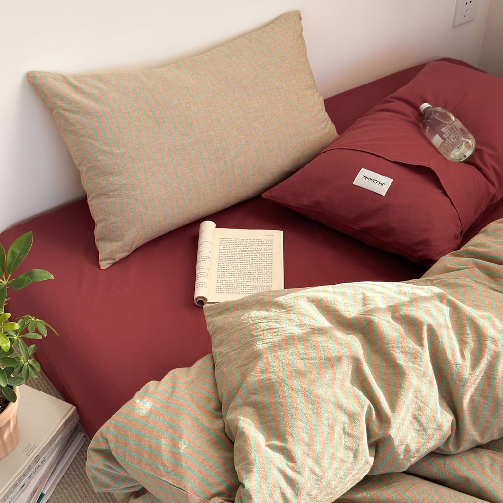 4Pcs Cotton Linen Japan | Set Cotton Đũi Nhật 4 Món Tiêu Chuẩn | ID 4PCSMUJPCLINENID39