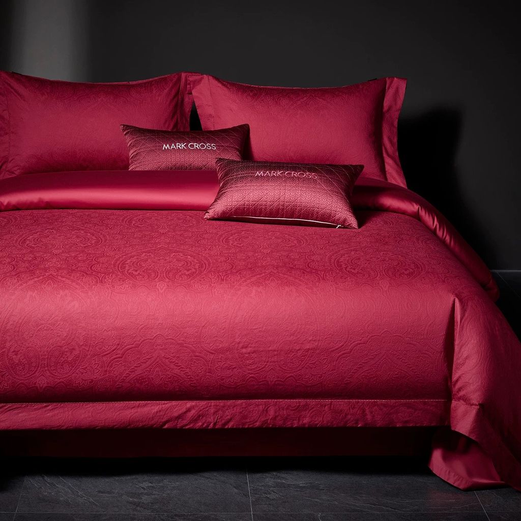 MARK CROSS – 140s Silk Wedding / Luxury Bedding Set (4PCS)