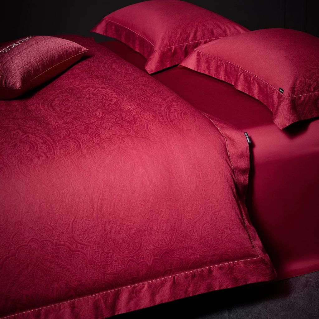 MARK CROSS – 140s Silk Wedding / Luxury Bedding Set (4PCS)