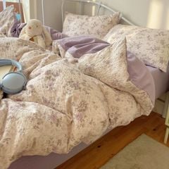 4Pcs PreCloud Linen | Set Đũi Xu Kem Style trẻ trung hiện đại | ID 4PCSPRECLOUD68