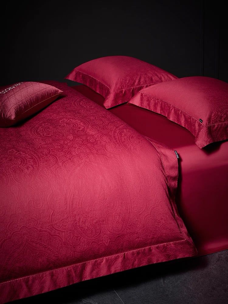 MARK CROSS – 140s Silk Wedding / Luxury Bedding Set (4PCS)