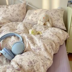 4Pcs PreCloud Linen | Set Đũi Xu Kem Style trẻ trung hiện đại | ID 4PCSPRECLOUD68