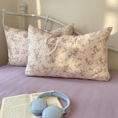 4Pcs PreCloud Linen | Set Đũi Xu Kem Style trẻ trung hiện đại | ID 4PCSPRECLOUD68