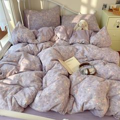 4Pcs PreCloud Linen | Set Đũi Xu Kem Style trẻ trung hiện đại | ID 4PCSPRECLOUD70