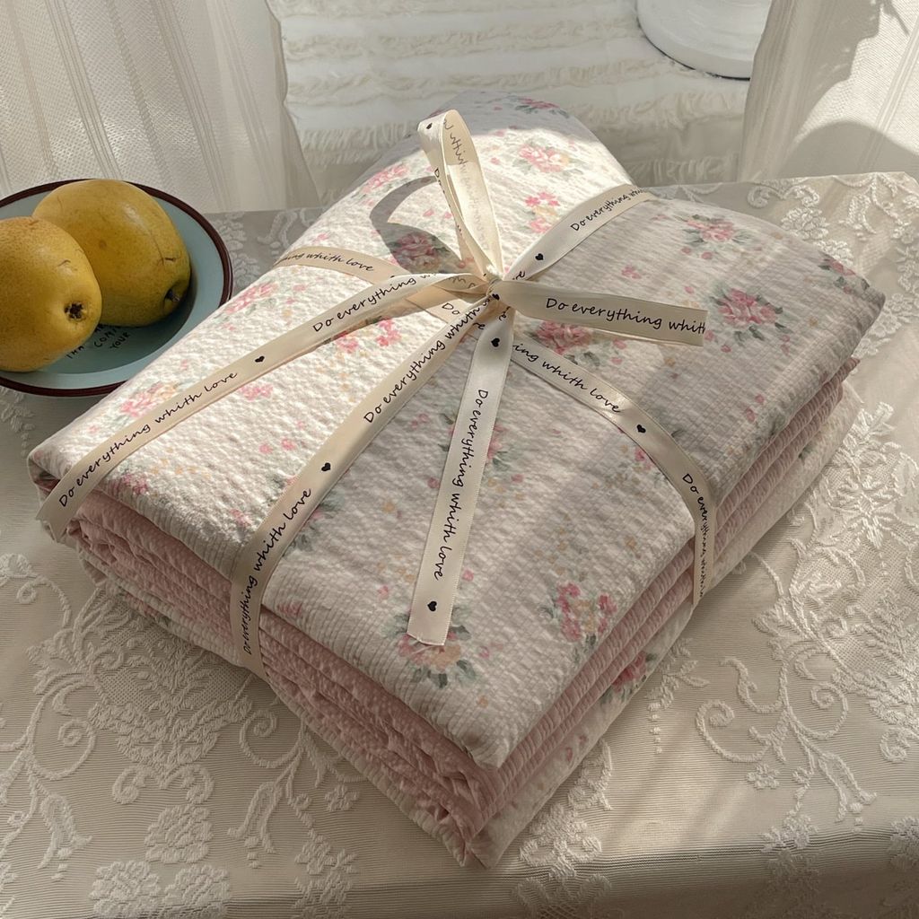 4Pcs PreCloud Linen | Set Đũi Xu Kem Style trẻ trung hiện đại | ID 4PCSPRECLOUD72