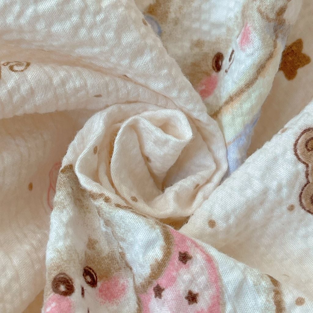 4Pcs PreCloud Linen | Set Đũi Xu Kem Style trẻ trung hiện đại | ID 4PCSPRECLOUD73