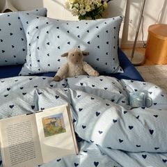 4Pcs PreCloud Linen | Set Đũi Xu Kem Style trẻ trung hiện đại | ID 4PCSPRECLOUD74