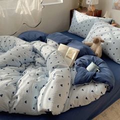 4Pcs PreCloud Linen | Set Đũi Xu Kem Style trẻ trung hiện đại | ID 4PCSPRECLOUD74