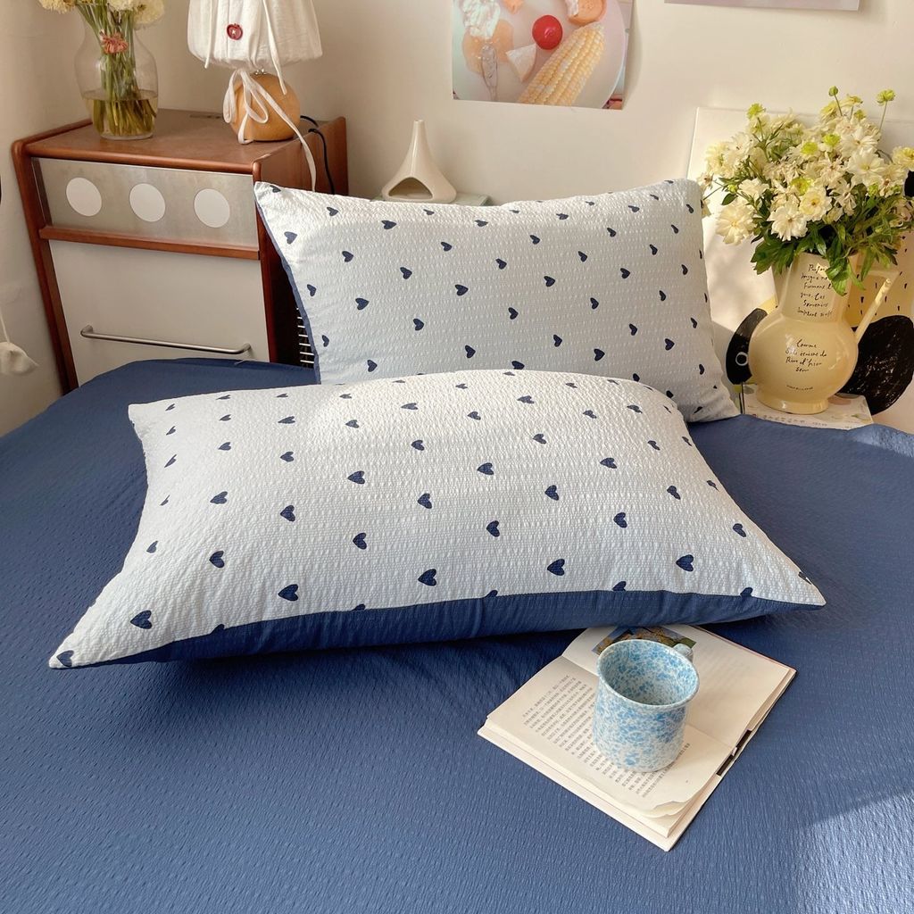 4Pcs PreCloud Linen | Set Đũi Xu Kem Style trẻ trung hiện đại | ID 4PCSPRECLOUD74