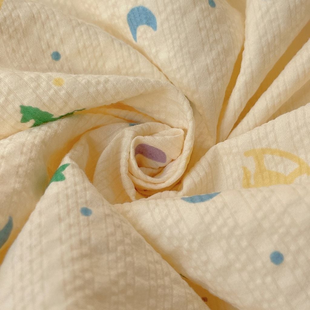 4Pcs PreCloud Linen | Set Đũi Xu Kem Style trẻ trung hiện đại | ID 4PCSPRECLOUD79