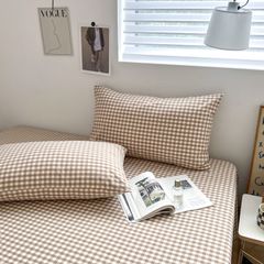 Set Ga Gối Đũi Nhật Japan Cotton Linen tấm trải freesize ( có thể lựa chọn may bọc chun theo tùy chọn ) - MS03