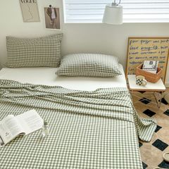 Set Ga Gối Đũi Nhật Japan Cotton Linen tấm trải freesize ( có thể lựa chọn may bọc chun theo tùy chọn ) - MS02